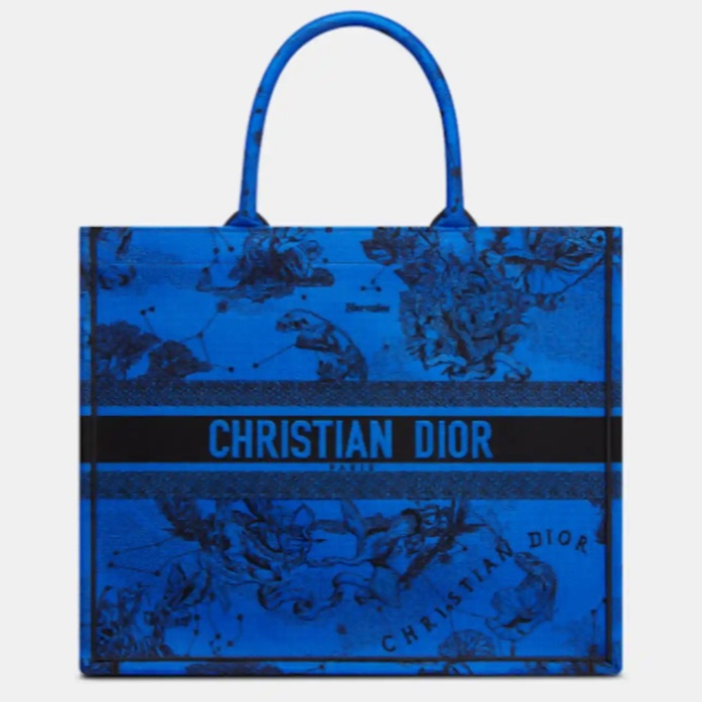 DIOR Blue Zodiac Large Book Tote